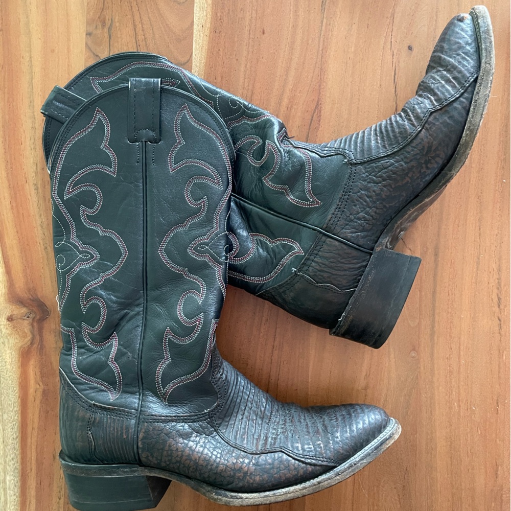 Nocona Lizard Cowboy Boots Women’s 8